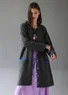 “Tulipe” long cardigan in an alpaca blend (dark ash grey S)