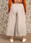 “Amber” woven organic cotton/linen trousers (limestone S)