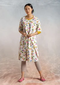 Robe "Corallo" en jersey de coton biologique - écru