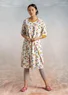 Robe "Corallo" en jersey de coton biologique (écru S)