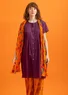 Robe en coton biologique tissé (allium S)