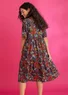 “Sommaräng” woven organic cotton/modal dress (black M)