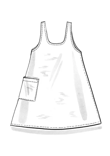 Wendeschürze „Twin“ aus Leinen/Öko-Baumwolle - messing