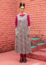 “Sparkle” organic cotton jersey dress - grey