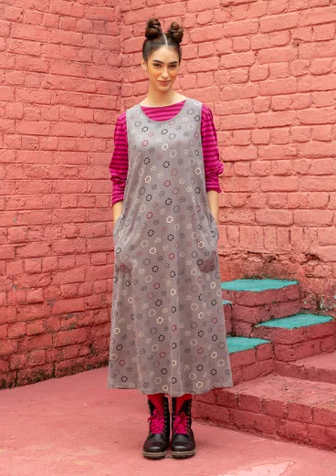 Jerseykleid „Sparkle“ aus Bio-Baumwolle - grau