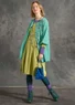 Blouse d’artiste en coton biologique/modal (vert Orient clair S)