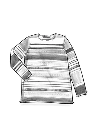 “Alfrida” recycled cotton sweater - light bottle green