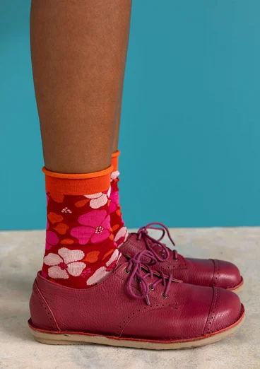 Socken „Theia“ aus Bio-Baumwolle - amaryllis