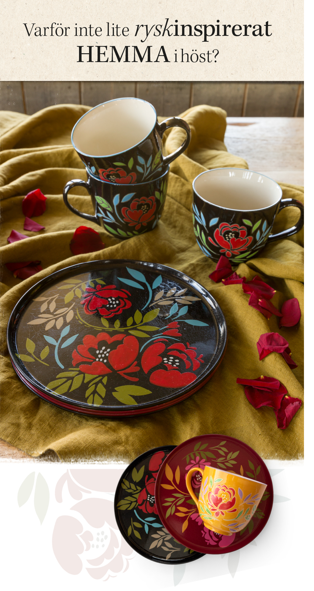 How about some Russian-inspired style for your HOME this autumn?