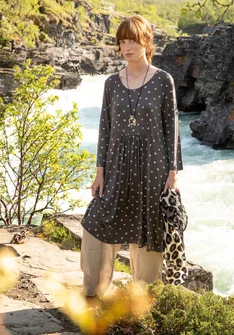 Jerseykleid „Pencil“ aus Lyocell/Elasthan - aschgrau