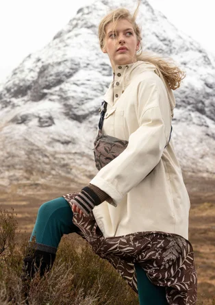 Einfarbiger Anorak „Tundra“ aus Bio-Baumwolle - ungefärbt