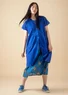 Woven organic cotton dress (lupin XL)