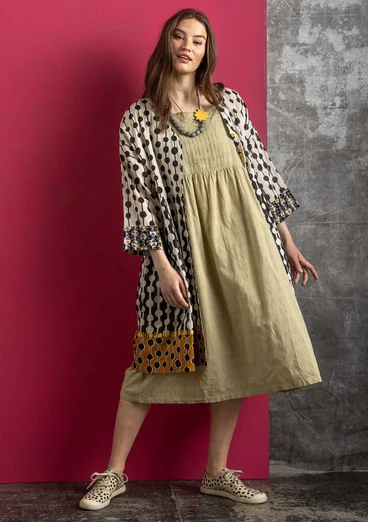 Woven “Tania” dress in organic cotton - timothy