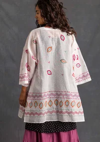 Kimono «Create» i bomull - ubleket