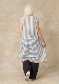 Kleid „Nord“ aus Bio-Baumwollgewebe - halbgebleicht