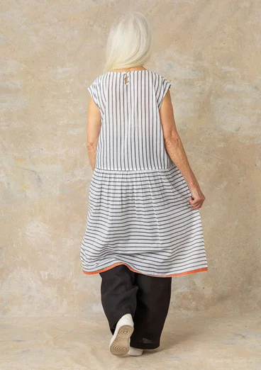 Kleid „Nord“ aus Bio-Baumwollgewebe - halbgebleicht