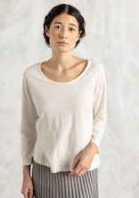 Jerseyshirt aus Bio-Baumwolle - ungebleicht