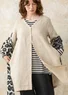 Blouse en lin tissé (naturel foncé XS)