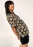Blouse "Afrodite" en coton biologique (noir S)