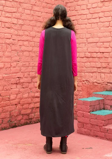 Jerseykleid „Sparkle“ aus Bio-Baumwolle - schwarz