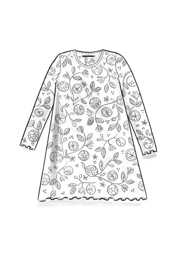 Tunique "Pomerans" en jersey de modal/élasthanne - noir