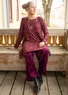 Robe "Pelargon" en jersey de lyocell/élasthanne (aubergine L)