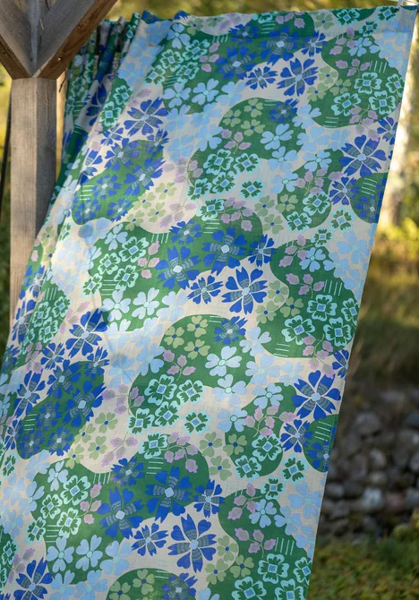 Gardine „Anaya“ aus Bio-Baumwolle - malachit