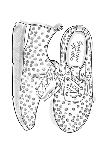 “Juno” sneakers made from recycled polyester - black