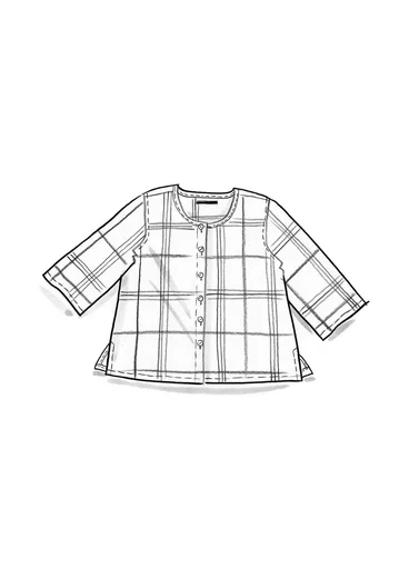 “Kate” woven organic cotton blouse - mullberry