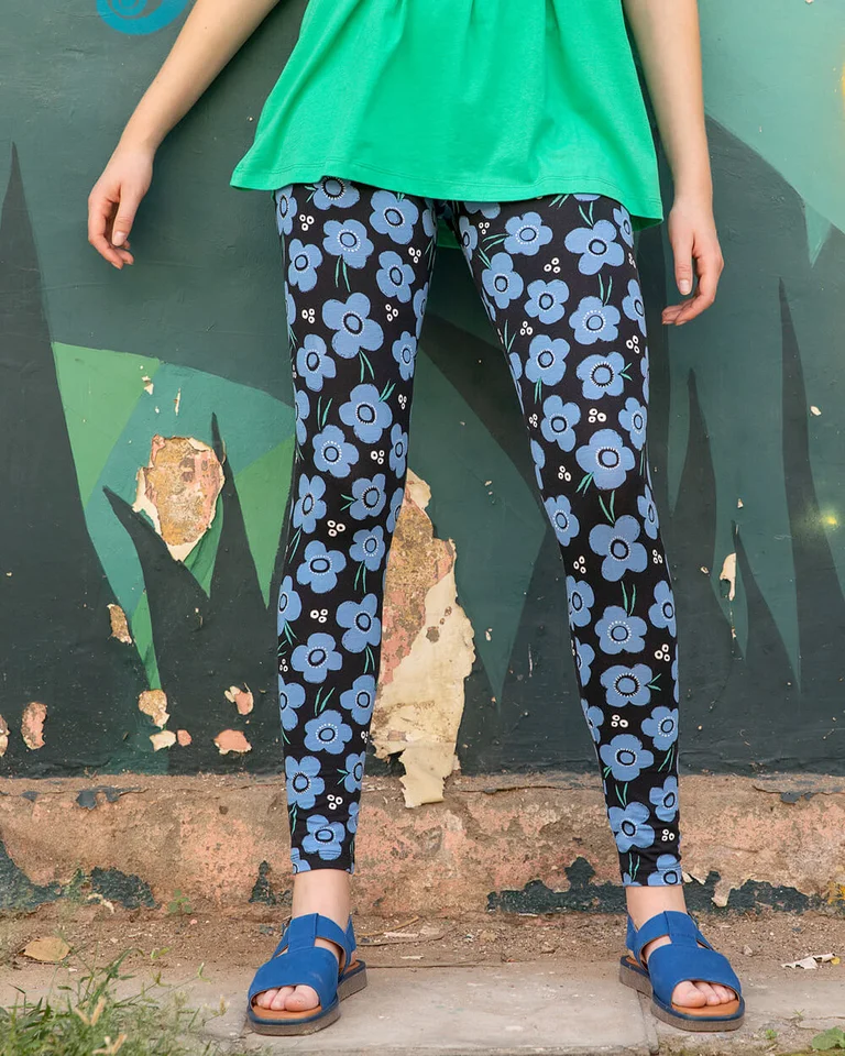 “Canvas” jersey leggings in lyocell/spandex