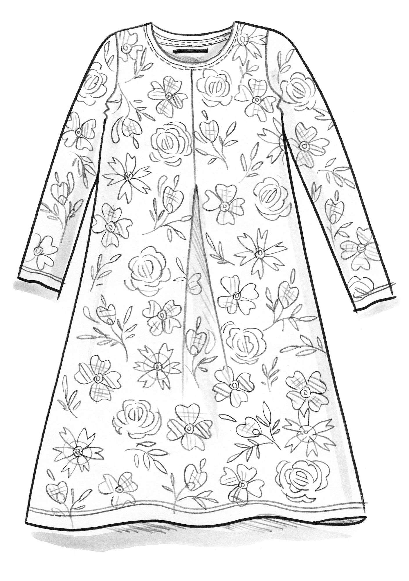 Tricot jurk  Karin  van micromodal/elastaan