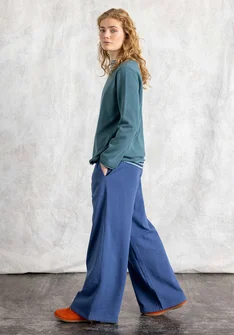 “Tove” organic/recycled cotton favourite sweater - verona green