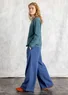 “Tove” organic/recycled cotton favourite sweater (verona green XL)