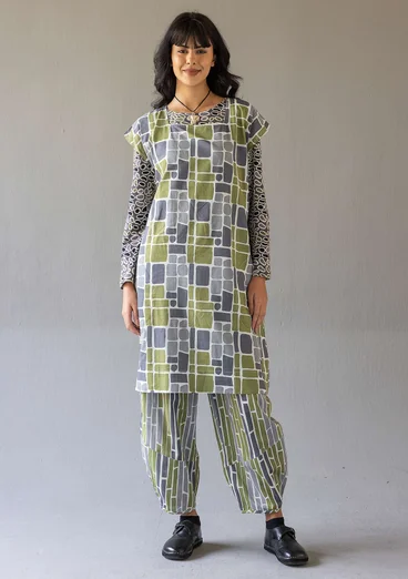 Shirt „Leopard“ aus Bio-Baumwolle - aschgrau