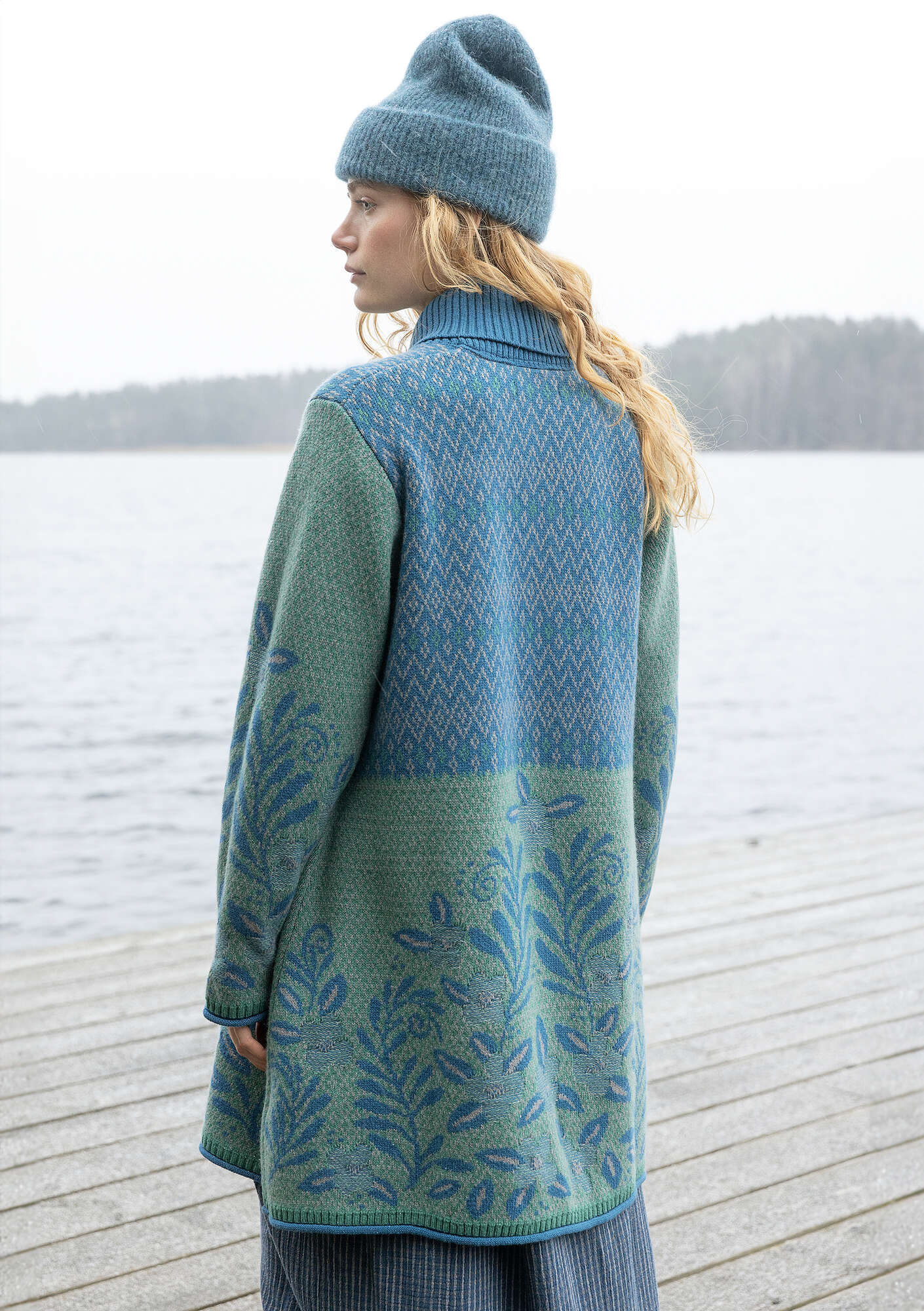 Nova Scotia” long cardigan in lambswool gudrunsjoden.com