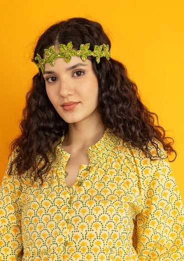 Ceinture "Sona" en coton biologique - asperge