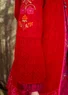 Jacquardstrickjacke „Sunnanå“ aus Bio-/Recycling-Baumwolle (tomate M)