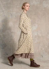 Robe "Taiga" en jersey de coton biologique/lin - vert des prés