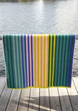 Kylpypyyhe "Sunset” ekopuuvillaa - vihreä merilasi