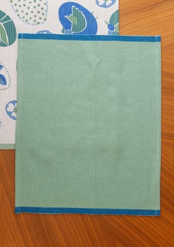 Placemat Nest dusty green
