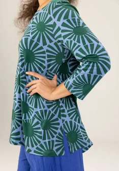 Top "Taiyoko" en lyocell/élasthanne - vert forêt humide