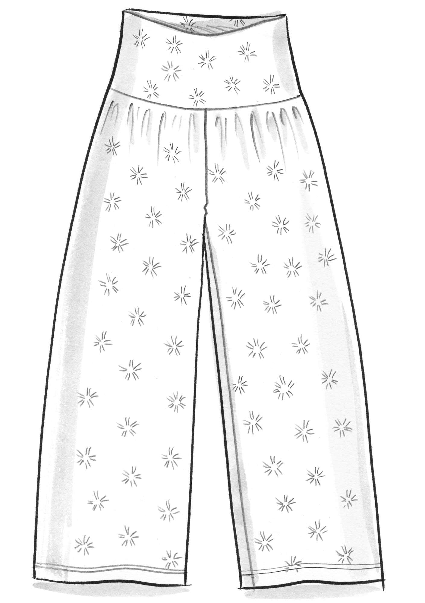 “Galilei” jersey pants in lyocell/spandex