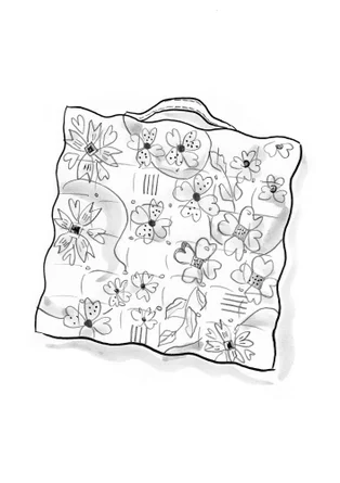 Stuhlkissen „Anaya“ aus Bio-Baumwolle - chili