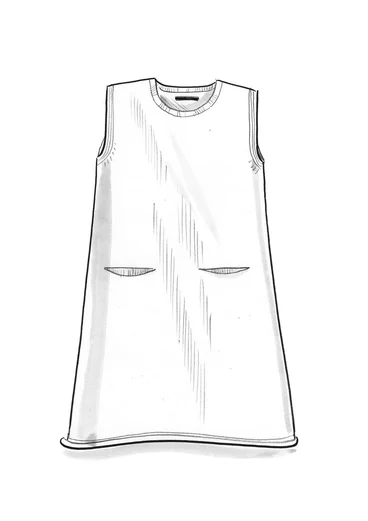 Tunique en maille "Iris" en coton biologique/recyclé -