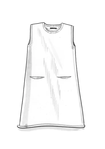 Tunique en maille "Iris" en coton biologique/recyclé -