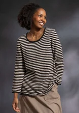 Favourite sweater made of organic cotton - black/natural