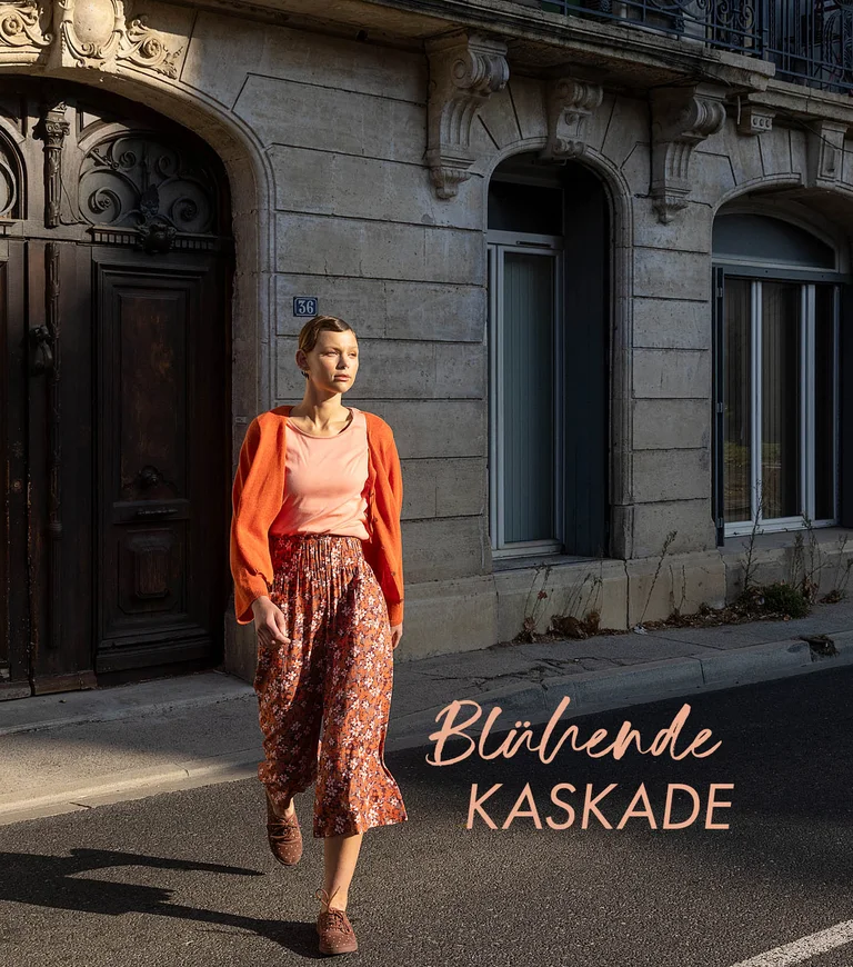 Blühende Kaskade