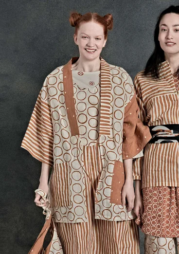 Kimono "Matsumoto" en lin/coton -