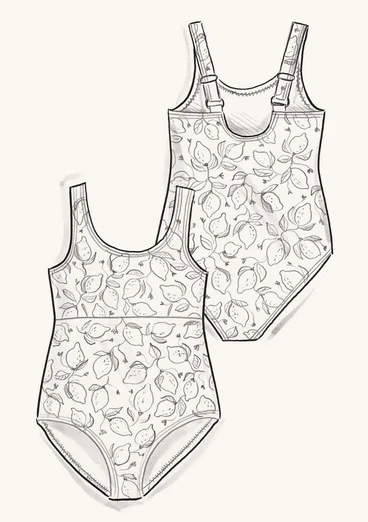 “Luisa” polyamide /elastane swimsuit - black