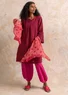 Kleid aus Leinengewebe (purpur XXL)